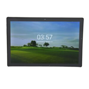 Haofy 10.1 Inch Tablet, 6GB RAM 64GB ROM 2560x1600 5G WiFi Tablet PC for Entertainment for Work (Black)