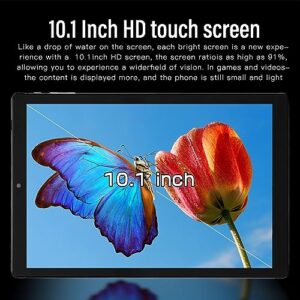 Haofy Tablet Computer, 5G WiFi Tablet 100-240V 6GB 128GB Front 2MP Rear 5MP IPS Screen for Photograph (US Plug)