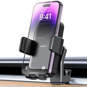 apps2car tesla phone mount holder air vent clip tesla model 3 model y phone holder mount [one press to release] fits for iphone, samsung, all smartphones tesla model 3 y accessories 2024 upgrade