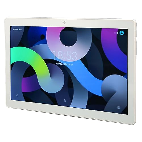 Haofy 10.1 Inch FHD Tablet, 4G LTE Tablet 8800mAh 5G WiFi 256GB Expandable 100‑240V MT6755 Deca Core for Work (US Plug)