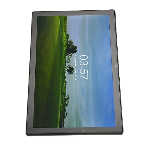 FOLOSAFENAR 10.1 Inch Tablet PC, 2560x1600 6GB RAM 64GB ROM 8MP Rear Camera 10.1 Inch Tablet for Work for Entertainment (Black)