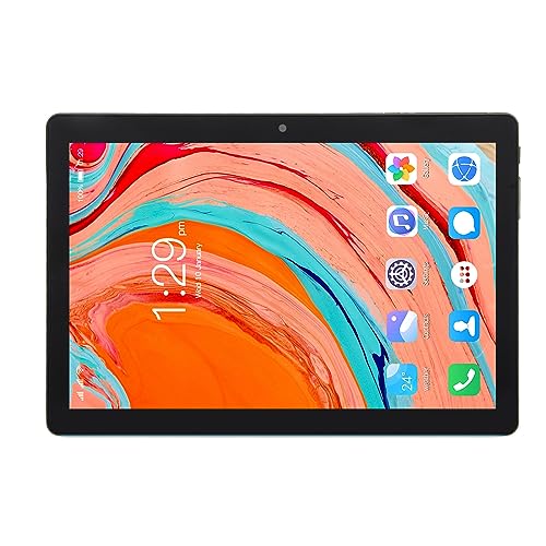 fannay Tablet PC, Octa Core Processor 4G Network GPS Front 8MP 10.1 Inch 2-in-1 Tablet 6GB RAM 128GB ROM for Work for Learning (US Plug)