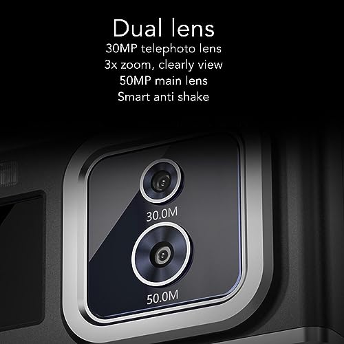 HD 4K Digital Camera, Autofocus Compact Digital Camera Dual Lens Dual Screen for Photography (Black)