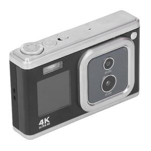 digital camera, compact digital camera 50mp and 30mp 2 ips screen for home (black)