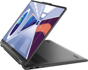 lenovo yoga 7i 16" wuxga 2-in-1 touch laptop, intel 13th generation core i5-1335u processor, 4.6ghz, 10-core, 8gb ram 512gb ssd, backlit kb, fingerprint, wifi 6e, win11, storm grey, w/galimu