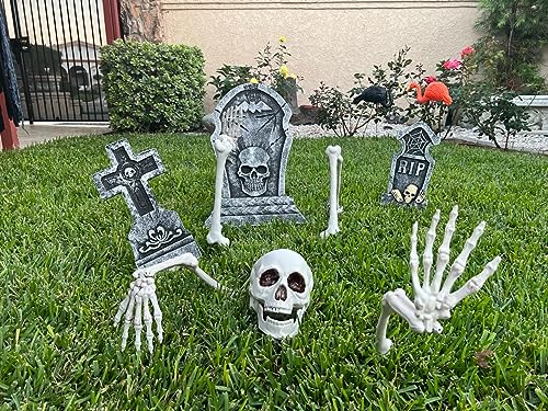 GiftExpress Creepy Life Size Ground Breaker Skeleton for Halloween Yard Decorations