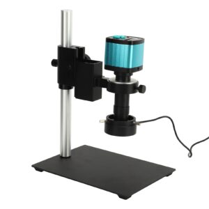 digital industry camera, adjustable led light microscope camera 1080p 100‑240vac wide application for photo (us plug)