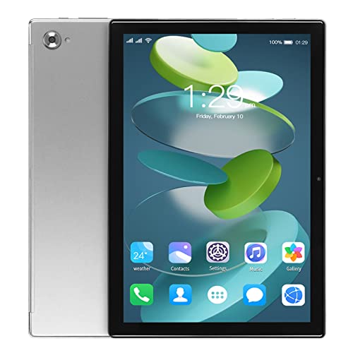 Tablet PC, Aluminum Alloy Octa Core CPU 8GB RAM 256GB ROM Dual Camera 10.1in FHD Office Tablet for Family (US Plug)