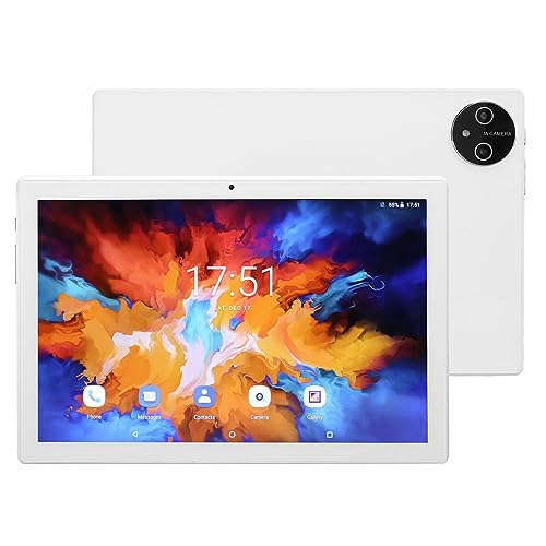 MAVIS LAVEN Gaming Tablet, US Plug 100-240V Support GPS FM 12GB 256GB 10.1 Inch Tablet Octa Core CPU Dual Speakers for Travel (US Plug)