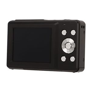compact digital camera, hd 1080p type c charging 44m digital camera for photo for travel (black)