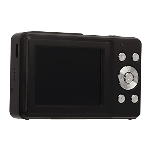 Compact Digital Camera, HD 1080P Type C Charging 44M Digital Camera for Photo for Travel (Black)