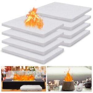 8-pack ceramic wool wick for tabletop fire pit extended burn time, ceramic wool sponge insulation ethanol fireplace fuel wick sponge for tabletop alcohol fireplaces