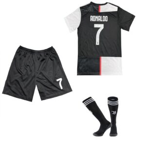 hisoka boys' soccer jersey, no.7, kids football jersey, children's football jersey, youth football jersey with socks(9-10years) black