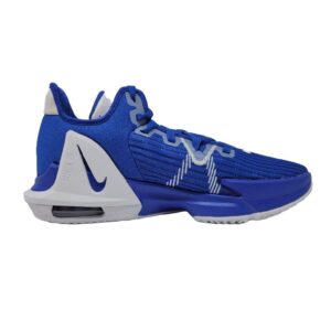 Nike Lebron Witness 6 Basketball Shoes, Game Royal/White-Game Royal, 11