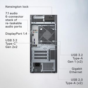 Dell XPS 8960 Gaming Desktop Computer Tower 2023 | 13th Gen Intel Core i7-13700 16-Core CPU, 24GB DDR5 RAM, 2TB NVMe M.2 PCIe SSD + 16TB HDD, GeForce RTX 4060 Ti 16GB GDDR6, Windows 11 Home