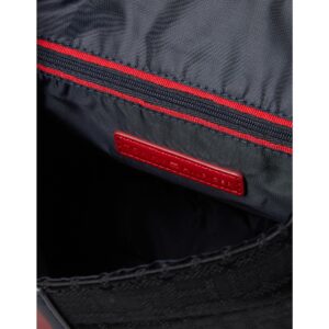 Tommy Hilfiger Ruby II Flap Backpack w/Hangoff-Square Monogram Jacquard Black Tonal One Size