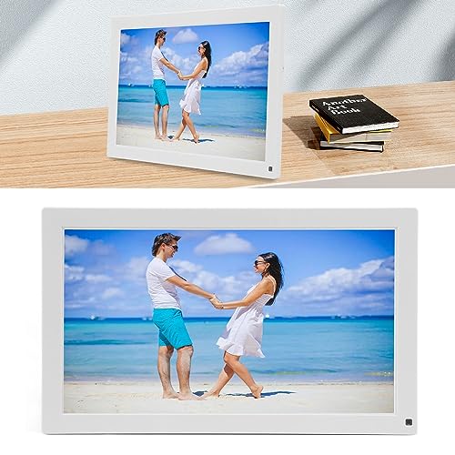 WiFi Digital Photo Frame, Autorotate Digital Photo Frame with Desktop Stand (US Plug)