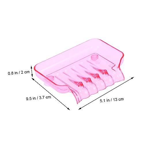 FELTECHELECTR Suction Cup soap Dish soap Dish for Shower soap Dish for Bathroom soap Dish Suction soap Box Colorful Storage Box