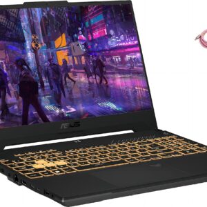 asus 2023 TUF F15 Gaming Laptop, 15.6'' FHD 144Hz FHD, NVIDIA GeForce RTX 4060, Intel Core i7-12700H, 32GB DDR4, 1TB PCIe SSD, Wi-Fi 6, Windows 11 Home, IPS-Type Display, Backlit Keyboard, Gray/OLY