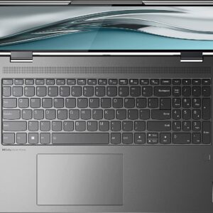 Lenovo Yoga 7i 16 inch 2.5K Touchscreen (2560 x 1600) 2-in-1 Convertible Laptop, Intel Core i5-1240P, 8GB Memory, 1TB SSD, Backlit Keyboard, Fingerprint, Windows 11 Home, Storm Grey + Accessories