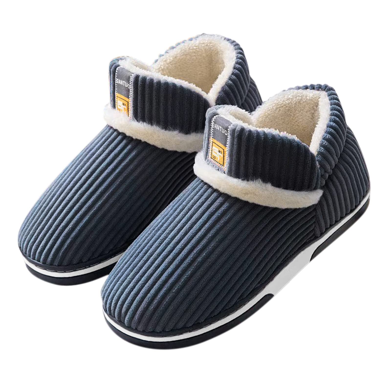 Winter Slippers for Women with Arch Support Men's Winter House Slippers Bedroom Shoes for Ladies Comfy Slippers for Women Memory Foam Christmas Backdrops for Photography Gifts for Men 2023