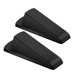 door stoppers for bottom of door, premium rubber door stops for floor, door stopper wedge heavy duty