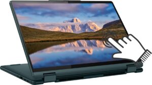 lenovo newest yoga 6 2-in-1 laptop, 13.3" wuxga touchscreen, 6-core amd ryzen 5 7530u, 8gb ram, 1tb nvme ssd, backlit keyboard, fingerprint reader, wifi 6, hdmi, usb-c, win 11, w/cue accessories