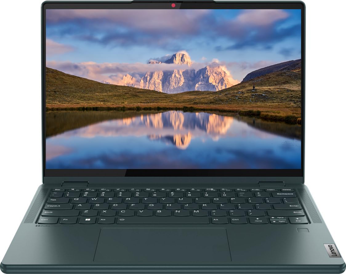 Lenovo Newest Yoga 6 2-in-1 Laptop, 13.3" WUXGA Touchscreen, 6-Core AMD Ryzen 5 7530U, 8GB RAM, 1TB NVMe SSD, Backlit Keyboard, Fingerprint Reader, WiFi 6, HDMI, USB-C, Win 11, w/CUE Accessories