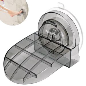 enuoda shower foot rest with powerful non-slip suction cup waterproof shower stool for inside shower shaving legs suitable for people who need to keep body balance (reusable, no drilling)