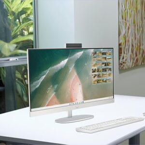 HP 27 All-in-One Touch Desktop 2TB SSD 64GB RAM Win 11 PRO (Intel 13th gen with 10 cores and Turbo Boost to 4.60GHz, 2 TB SSD, 64 GB RAM, 27-inch FullHD Touchscreen) PC Computer Essential Pavilion