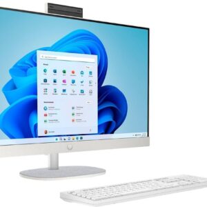 HP 27 All-in-One Touch Desktop 2TB SSD 64GB RAM Win 11 PRO (Intel 13th gen with 10 cores and Turbo Boost to 4.60GHz, 2 TB SSD, 64 GB RAM, 27-inch FullHD Touchscreen) PC Computer Essential Pavilion