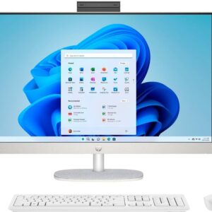 HP 27 All-in-One Touch Desktop 2TB SSD 64GB RAM Win 11 PRO (Intel 13th gen with 10 cores and Turbo Boost to 4.60GHz, 2 TB SSD, 64 GB RAM, 27-inch FullHD Touchscreen) PC Computer Essential Pavilion