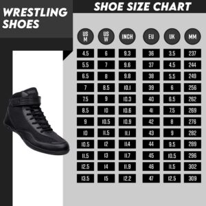 Core Wrestling Shoes – High Traction Wrestling Shoes for Men, Women, Youth & Kids - Durable Shoes for Wrestling, Boxing, Weightlifting & Bodybuilding – Combat Sports Footwear, Lightweight Gym Shoes