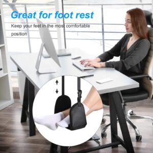 Airplane Foot Hammock Foot Rest for Airplane Travel Foot Hammock Under Desk Office Foot Hammock Airplane Leg Rest Big Foot Hammock