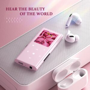 128GB Mp3 Player with Bluetooth 5.2,COCONISE Music Player with Speaker Hi-Fi Lossless Sound Quality, with FM Radio, Voice Recording, E-Book Function,Super Light Perfect for Running