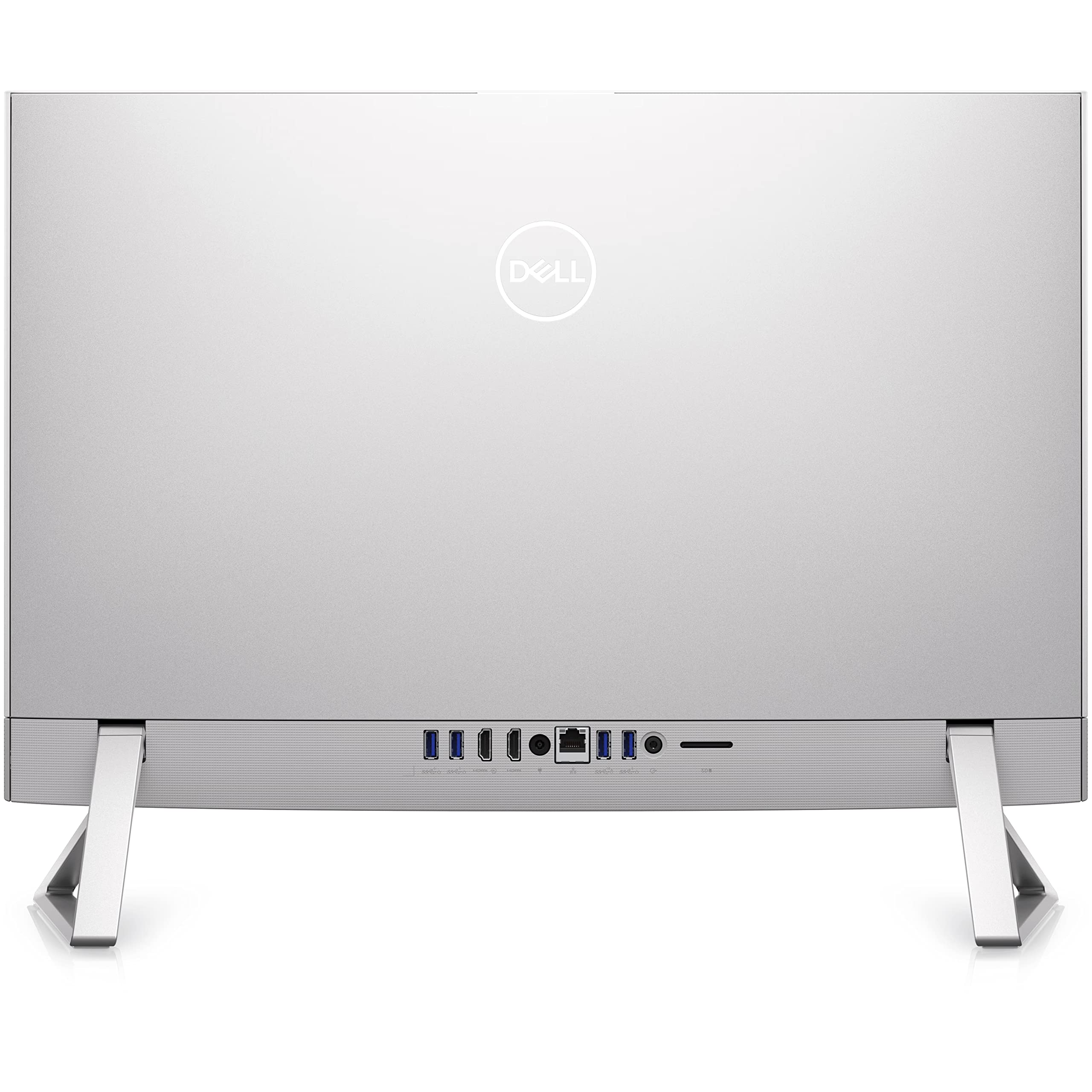 Dell 2023 Inspiron 24 5410 23.8" Touchscreen FHD Business All-in-One Desktop Computer, 12th Gen Intel 10-Core i5-1235U, 64GB DDR4 RAM, 4TB PCIe SSD, WiFi 6, Bluetooth 5.2, Pearl White, Windows 11 Pro