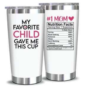neweleven mothers day gifts for mom, wife - gifts for mom from daughter, son, kids - unique birthday present ideas for mom, mother, wife, new mom, mother from daughter, son, husband - 20 oz tumbler