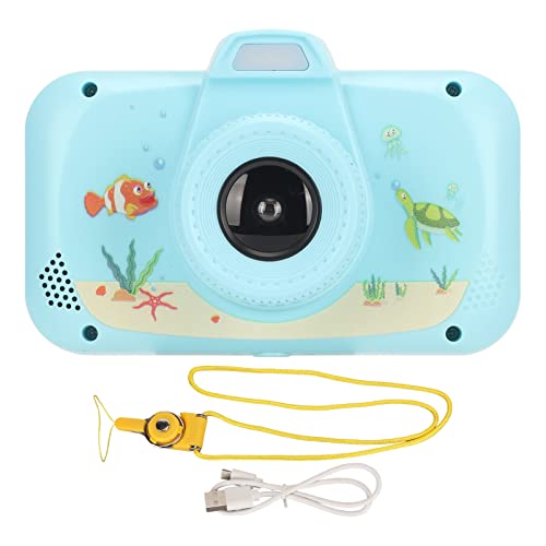 Kids Digital Camera, Mini Camera with 3.5 Inch 1080P Dual Lens, 20MP HD Small Kids Selfie Camera, for Girls and Boys 3 to 10 (Blue)