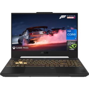 asus 2023 newest tuf gaming laptop, 15.6" fhd ips 144hz display, intel 14-core i7-12700h (up to 4.7 ghz), nvidia geforce rtx 4060, 16gb ram, 512gb ssd, wi-fi 6, backlit keyboard, windows 11 home
