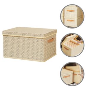 Cabilock Box wardrobe storage holder pp board decorate Laundry basket clothing manager desk box Pants household sundries container fabric storage bins fabric portable