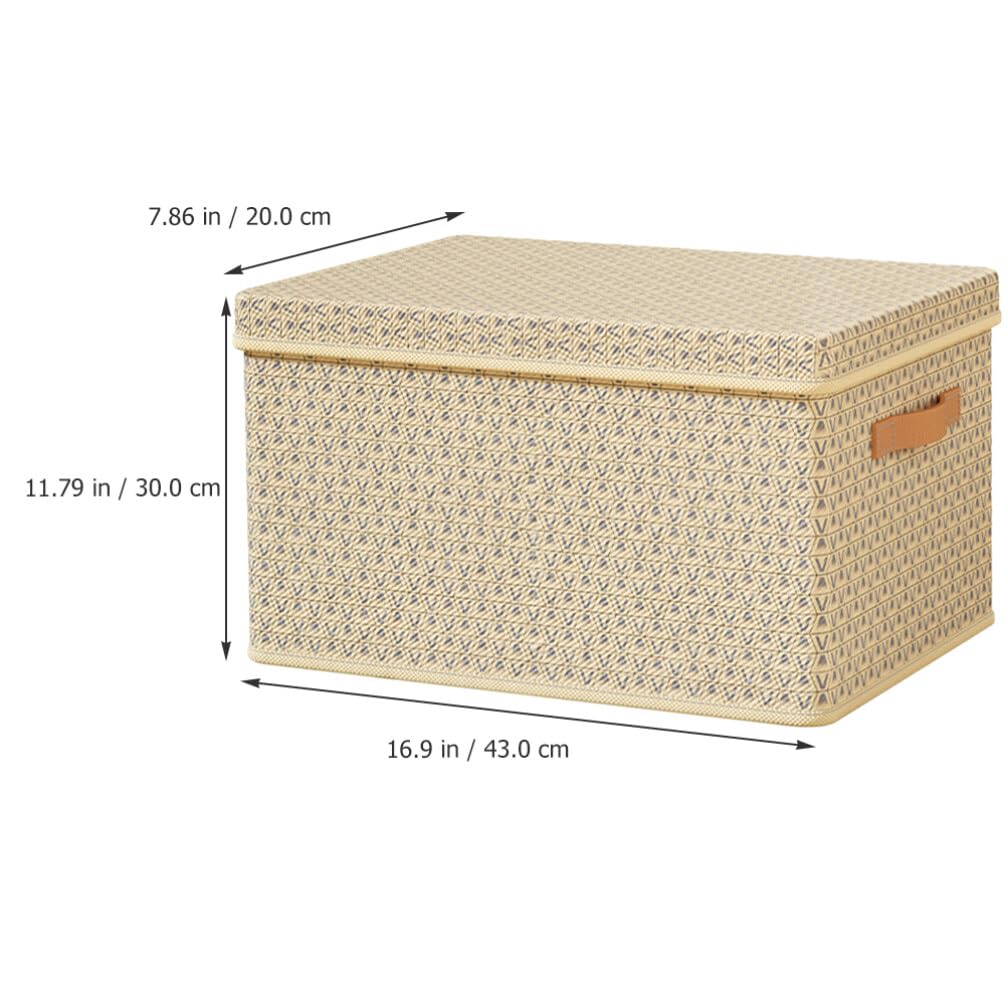 Cabilock Box wardrobe storage holder pp board decorate Laundry basket clothing manager desk box Pants household sundries container fabric storage bins fabric portable