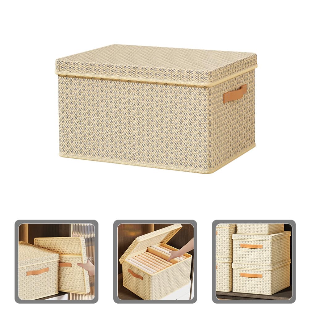 Cabilock Box wardrobe storage holder pp board decorate Laundry basket clothing manager desk box Pants household sundries container fabric storage bins fabric portable