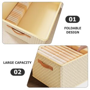 Cabilock Box wardrobe storage holder pp board decorate Laundry basket clothing manager desk box Pants household sundries container fabric storage bins fabric portable