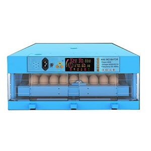 egg incubator with 36 led luminous egg candle tester and temperature control function and humidity control lcd display controller for hatching chicken duck goose quail