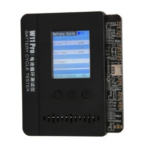 Cell Battery Tester, AC 100 to 240v, Low Power Consumption, Auto Parameter, Battery Cycle Tester for Repair (US Plug)