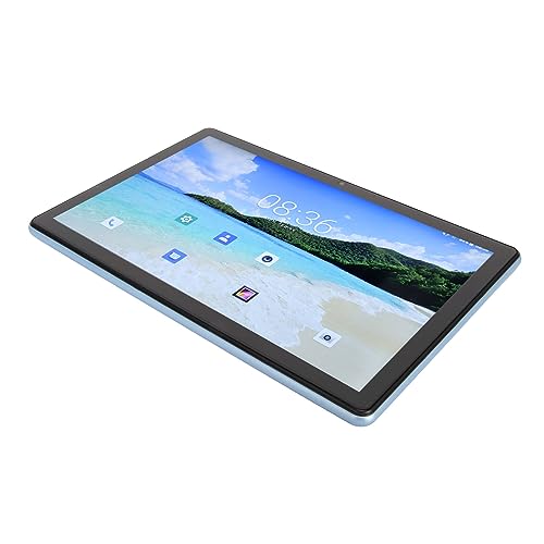 Haofy 10.1 Inch Tablet, 10.1 Inch Tablet PC 5GWIFI Quad Core Processor 8MP Front Camera 8GB RAM 256GB ROM for Work for Learning (US Plug)