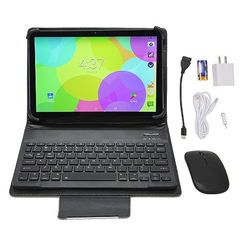Haofy Business Tablet, 8GB 256GB Memory Aluminium Alloy 2 in 1 Tablet for Travel (US Plug)