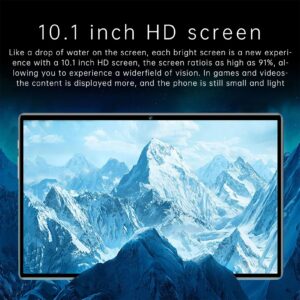 10.1 Inch Tablet PC, 100‑240V Capacitive Screen Tablet 8GB RAM 256GB ROM 8 Core Processor for Android 12 System Clear Dual Speakers for Home (US Plug)