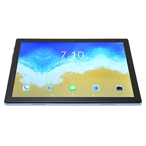 Haofy Tablet PC, 10.0 Inch 1920x1200 IPS HD Tablet Octa Core Processor 4GLTE 5GWiF US Plug 100-240V for Office (Blue)