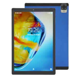 Tablet PC, Blue Dual Camera 10 Inch Tablet for Home (US Plug)